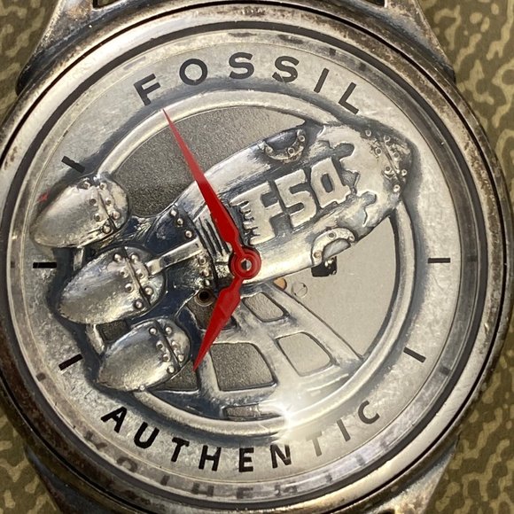 Vintage Captain Fossil Rocket Man Watch with Tin - Picture 7 of 7